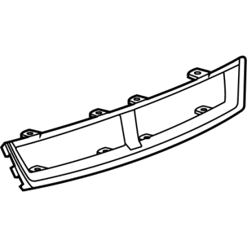 GM 84802776 Trim Bezel 84802776 GM Trim Bezel Illustration 1 of 1