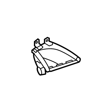 GM 84523922 Molding, Passenger Side 84523922 GM Molding, Passenger Side Illustration 1 of 1