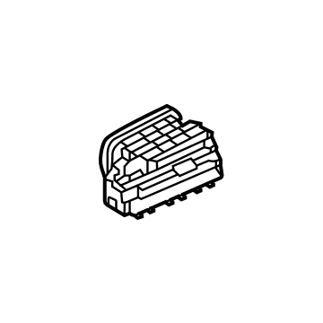 GM 84137746 Air Vent Grille, Driver Side 84137746 GM Air Vent Grille, Driver Side Illustration 1 of 1