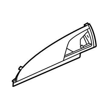 GM 84523926 Applique Panel, Passenger Side 84523926 GM Applique Panel, Passenger Side Illustration 1 of 1