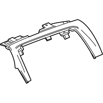 GM 84382451 Trim Pad, Jet Black 84382451 GM Trim Pad, Jet Black Illustration 1 of 1