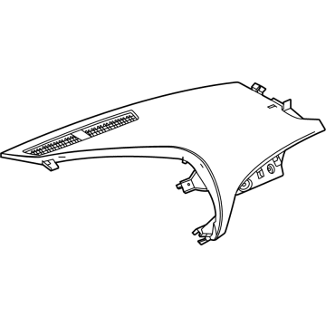 84853511 GM Upper Trim, Passenger Side Illustration 1 of 1