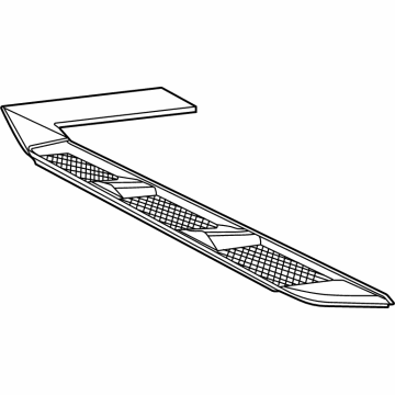GM 85557478 Vent Panel, Driver Side, Carbon 85557478 GM Vent Panel, Driver Side, Carbon Illustration 1 of 1