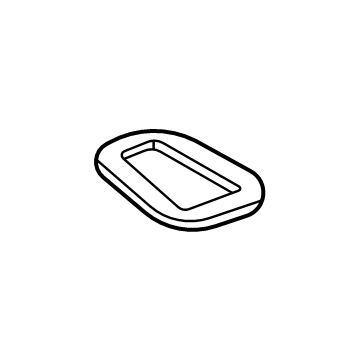 GM 84855246 Applique Seal, Rear Center 84855246 GM Applique Seal, Rear Center Illustration 1 of 1