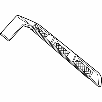GM 85557481 Vent Panel, Passenger Side, Carbon 85557481 GM Vent Panel, Passenger Side, Carbon Illustration 1 of 1