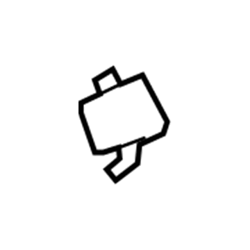 84145985 GM Upper Quarter Trim Cap, Black, Passenger Side Illustration 1 of 1