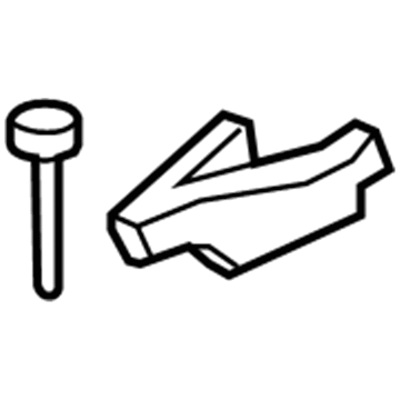 GM 15935339 Hinge, Passenger Side 15935339 GM Hinge, Passenger Side Illustration 1 of 1
