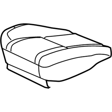 GM 25863657 Seat Cover, Driver Side 25863657 GM Seat Cover, Driver Side Illustration 1 of 1