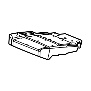GM 85105900 Seat Cushion Pad, Rear Driver Side 85105900 GM Seat Cushion Pad, Rear Driver Side Illustration 1 of 1