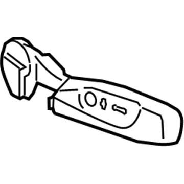 GM 13325381 Outer Finish Panel, Front Passenger Side 13325381 GM Outer Finish Panel, Front Passenger Side Illustration 1 of 1