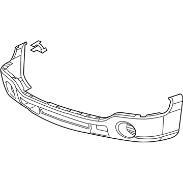 12335963 GM Bumper Cover Illustration 1 of 1