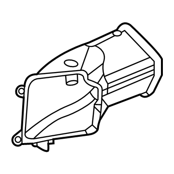 GM 23414205 Air Inlet Duct, Passenger Side 23414205 GM Air Inlet Duct, Passenger Side Illustration 1 of 1