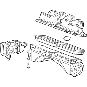 GM 84867721 Air Cleaner Assembly 84867721 GM Air Cleaner Assembly Illustration 1 of 1