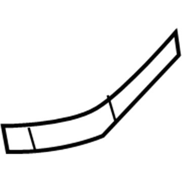 GM 23227084 End Filler, Passenger Side 23227084 GM End Filler, Passenger Side Illustration 1 of 1