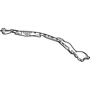 22827026 GM Insulator Pad Illustration 1 of 1