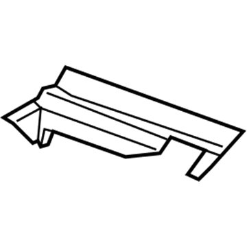 GM 22888770 Deflector 22888770 GM Deflector Illustration 1 of 1