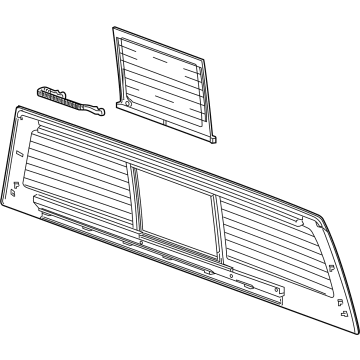 GM 85011747 Window Assembly-Rear Sliding 85011747 GM Window Assembly-Rear Sliding Illustration 1 of 1