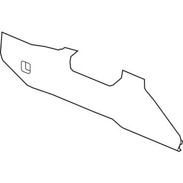 GM 84963906 Side Trim, Front Driver Side 84963906 GM Side Trim, Front Driver Side Illustration 1 of 1