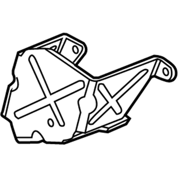 GM 12646241 Heat Shield 12646241 GM Heat Shield Illustration 1 of 1