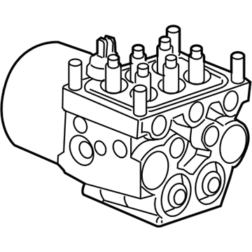 Chevy Silverado 2500 HD ABS Pump And Motor Assembly - 15904563