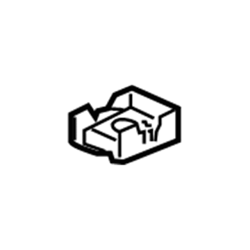 Saturn 11611576 Outer Rear Rail Nut