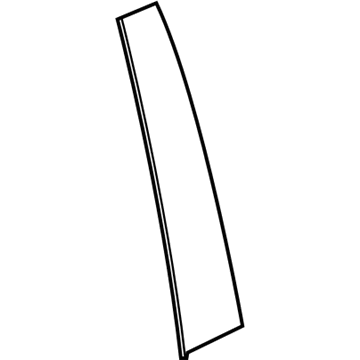 GM 23126289 Applique, Rear Driver Side 23126289 GM Applique, Rear Driver Side Illustration 1 of 1