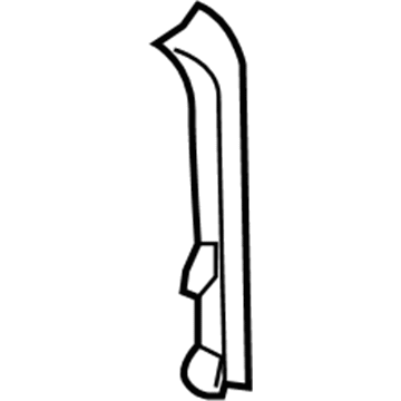 13270566 GM Upper Filler, Front Passenger Side Illustration 1 of 1