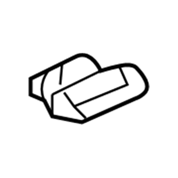 13297808 GM Lower Weatherstrip Retainer Illustration 1 of 1