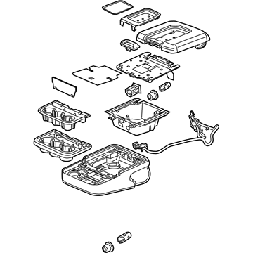 GM 23474191 Armrest Assembly 23474191 GM Armrest Assembly Illustration 1 of 1