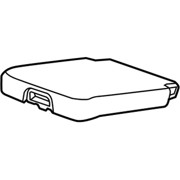 GM 22881416 Seat Cushion, Black 22881416 GM Seat Cushion, Black Illustration 1 of 1