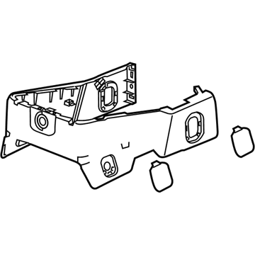 GM 22881446 Lower Cover, Black 22881446 GM Lower Cover, Black Illustration 1 of 1