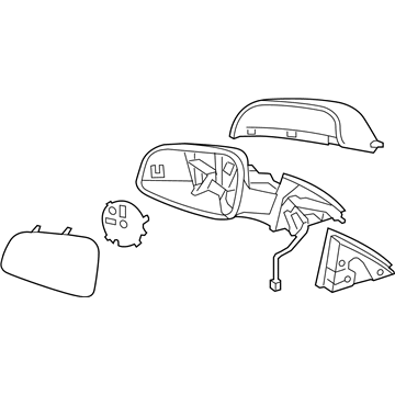 Chevy Malibu Car Mirror - 20893751