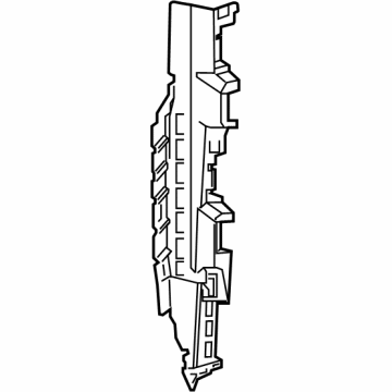 GM 84252890 Side Baffle, Passenger Side 84252890 GM Side Baffle, Passenger Side Illustration 1 of 1