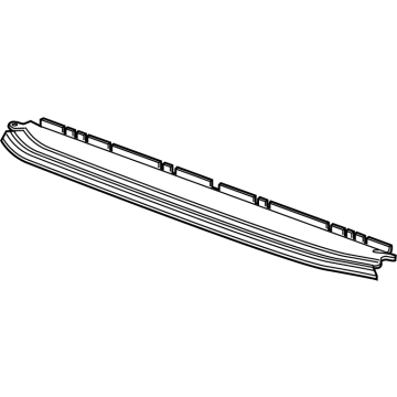 GM 84252887 Lower Baffle 84252887 GM Lower Baffle Illustration 1 of 1