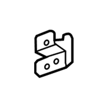 GM 22803385 Wheelhouse Trim Rear Bracket, Driver Side 22803385 GM Wheelhouse Trim Rear Bracket, Driver Side Illustration 1 of 1