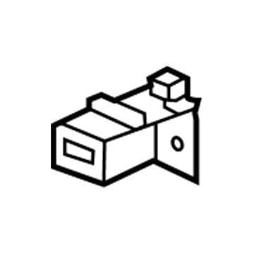GM 22803350 Rear Panel Trim Upper Bracket, Center Inner 22803350 GM Rear Panel Trim Upper Bracket, Center Inner Illustration 1 of 1