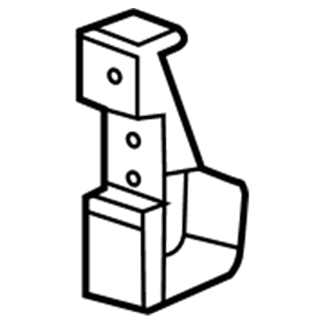 GM 22803351 Rear Panel Trim Lower Bracket 22803351 GM Rear Panel Trim Lower Bracket Illustration 1 of 1