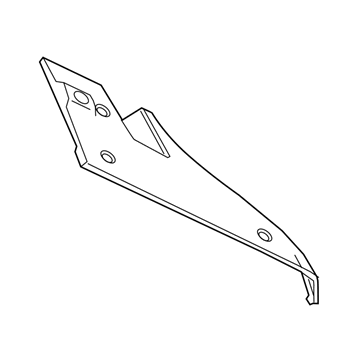 84070690 GM Filler Panel, Rear Passenger Side Illustration 1 of 1