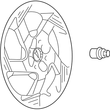 Pontiac 9597594 Wheel Cover