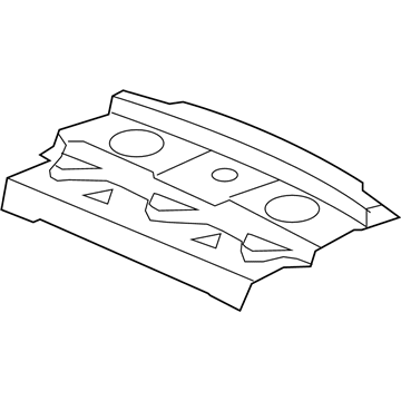 25838829 GM Package Tray, Rear Illustration 1 of 1