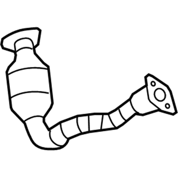 GM 15943288 Catalytic Converter 15943288 GM Catalytic Converter Illustration 1 of 1