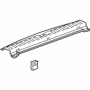 84445055 GM Sill Trim, Jet Black Illustration 1 of 1