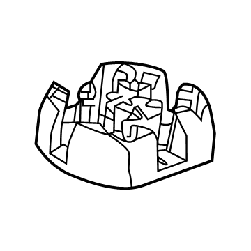 GM 23462781 Storage Tray 23462781 GM Storage Tray Illustration 1 of 1