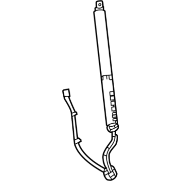 87840007 GM Power Cylinder, Driver Side Illustration 1 of 1