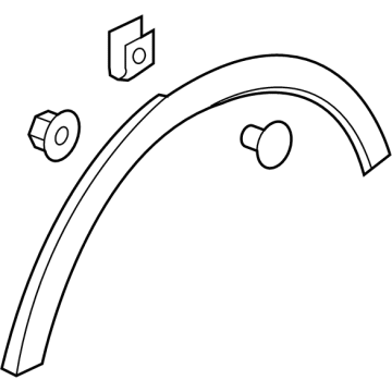 Chevy 42786093 Wheel Opening Molding