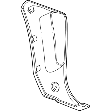 GM 85657810 Molding, Rear Quarter Panel 85657810 GM Molding, Rear Quarter Panel Illustration 1 of 1