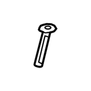 GM 84113940 Headrest Guide, Passenger Side 84113940 GM Headrest Guide, Passenger Side Illustration 1 of 1