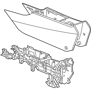 Buick Regal Sportback Center Console Base - 39034352