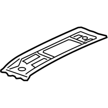 GM 23113420 Center Rail 23113420 GM Center Rail Illustration 1 of 1