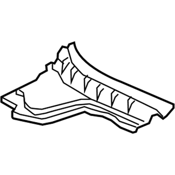 92184976 GM Cowl Grille Illustration 1 of 1